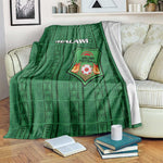 Malawi Football Blanket Go Champions - Green - African Pride