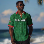 Custom Malawi Football Hawaiian Shirt Go Champions - Green - African Pride