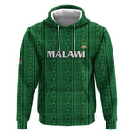 Custom Malawi Football Hoodie Go Champions - Green - African Pride