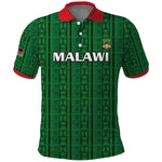Custom Malawi Football Polo Shirt Go Champions - Green - African Pride