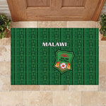Malawi Football Rubber Doormat Go Champions - Green - African Pride