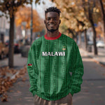 Custom Malawi Football Sweatshirt Go Champions - Green - African Pride