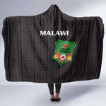Malawi Football Hooded Blanket Go Champions - Black - African Pride