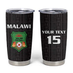 Custom Malawi Football Tumbler Cup Go Champions - Black - African Pride