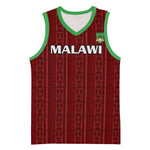 Custom Malawi Football Basketball Jersey Go Champions - Red LT15