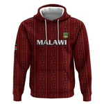 Custom Malawi Football Hoodie Go Champions - Red - African Pride