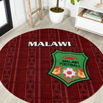 Malawi Football Round Carpet Go Champions - Red - African Pride