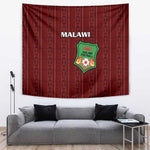 Malawi Football Tapestry Go Champions - Red - African Pride