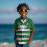 Rugby Zimbabwe Custom Kid Hawaiian Shirt Go Champions Sables - African Pride