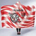 Afro Basketball Tunisia Hooded Blanket Go Eagles of Carthage - African Pride