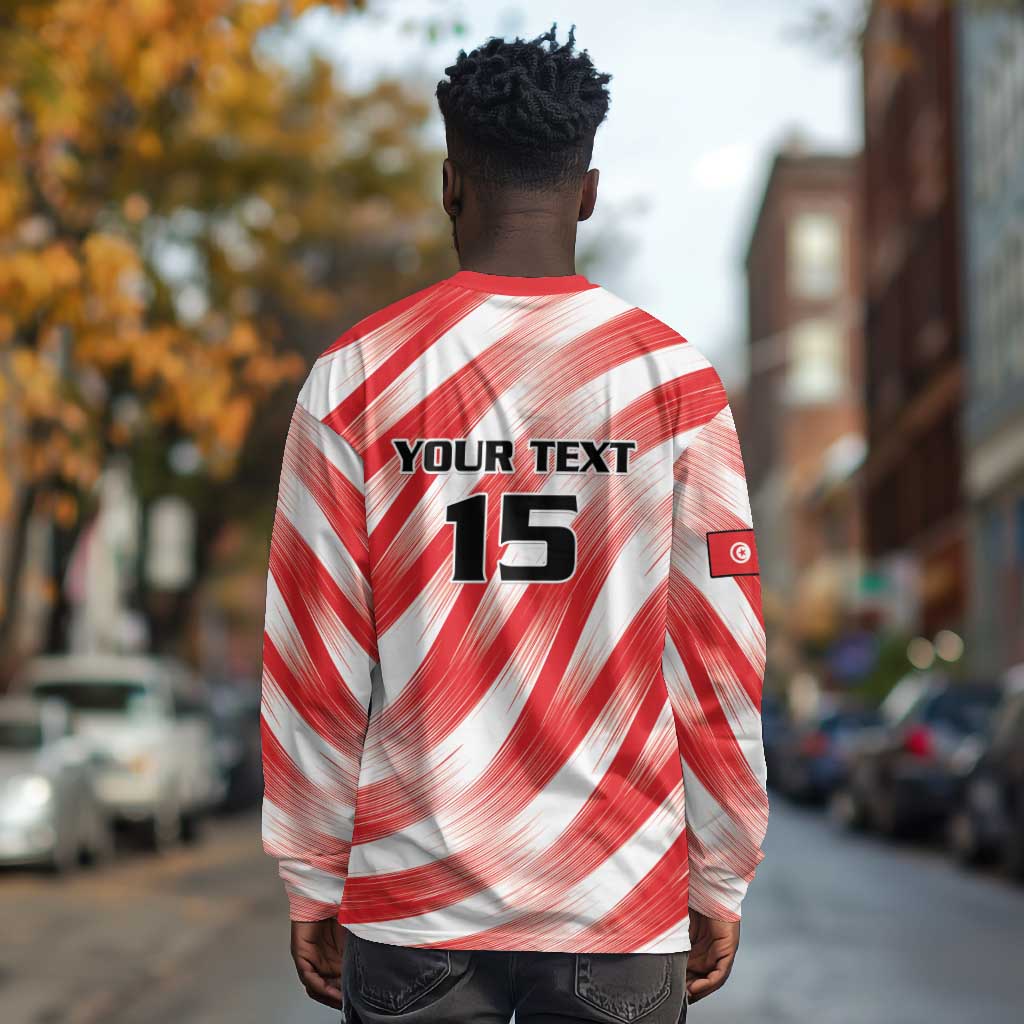 Afro Basketball Tunisia Custom Long Sleeve Shirt Go Eagles of Carthage - African Pride