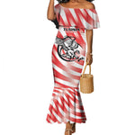 Afro Basketball Tunisia Custom Mermaid Dress Go Eagles of Carthage - African Pride