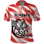 Afro Basketball Tunisia Custom Polo Shirt Go Eagles of Carthage - African Pride