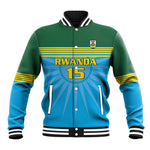Afro Basketball Rwanda Custom Baseball Jacket Go Champions - African Pride