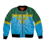 Afro Basketball Rwanda Custom Bomber Jacket Go Champions - African Pride