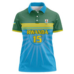 Afro Basketball Rwanda Custom Women Polo Shirt Go Champions - African Pride
