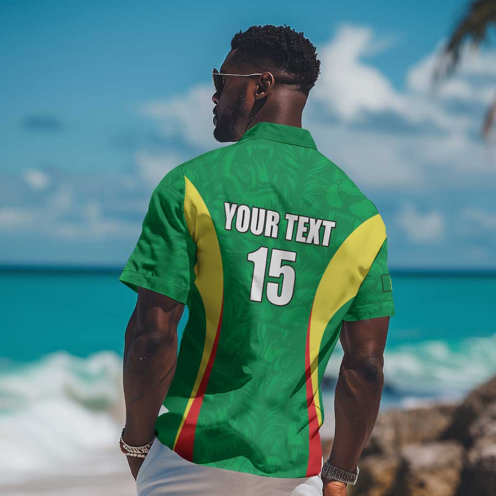 Afro Basketball Senegal Custom Hawaiian Shirt Go Champions Lions - African Pride