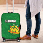 Afro Basketball Senegal Custom Luggage Cover Go Champions Lions - African Pride
