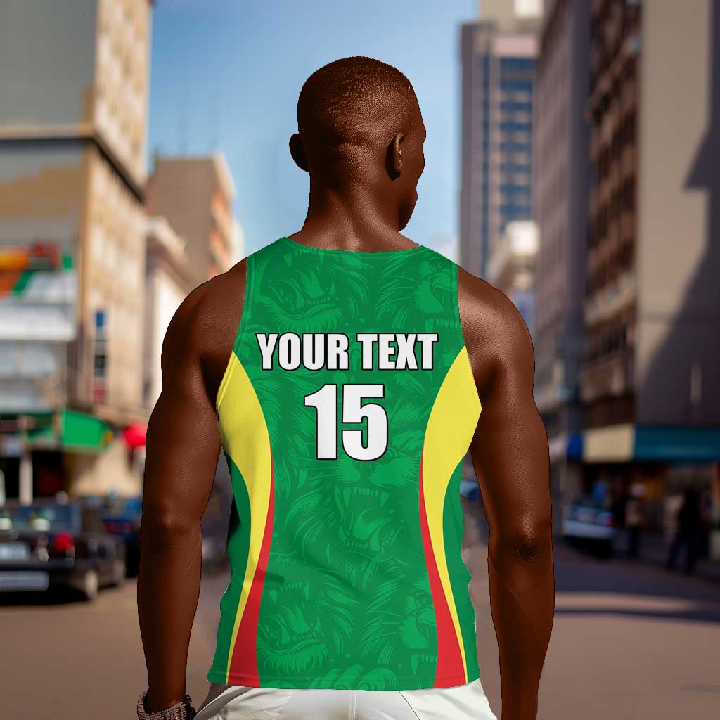 Afro Basketball Senegal Custom Men Tank Top Go Champions Lions - African Pride
