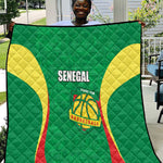 Afro Basketball Senegal Custom Quilt Go Champions Lions - African Pride
