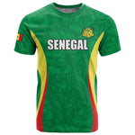 Afro Basketball Senegal Custom T shirt Go Champions Lions - African Pride