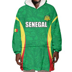 Afro Basketball Senegal Custom Wearable Blanket Hoodie Go Champions Lions - African Pride