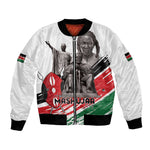 Happy Kenya Heroes Day Bomber Jacket Kenyan Heroes - African Pride