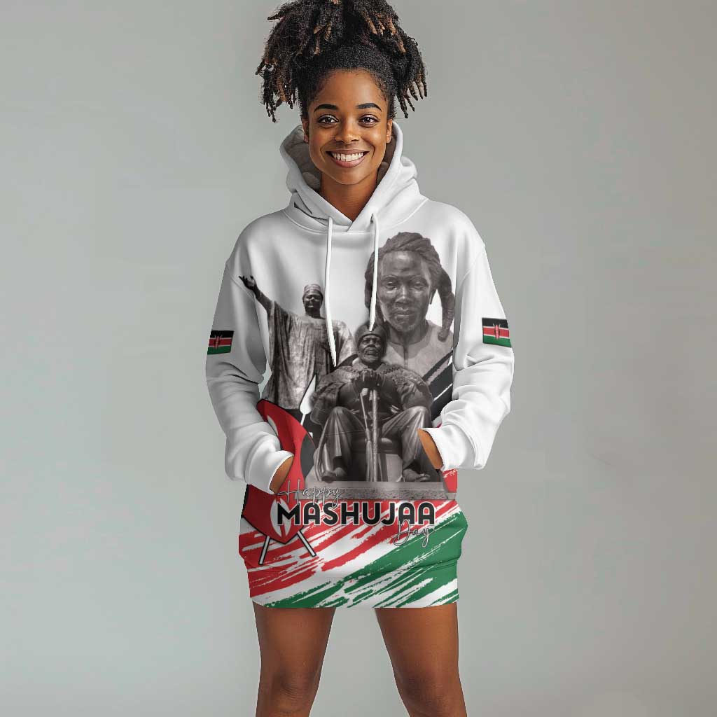 Happy Kenya Heroes Day Hoodie Dress Kenyan Heroes - African Pride