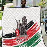 Happy Kenya Heroes Day Quilt Kenyan Heroes - African Pride