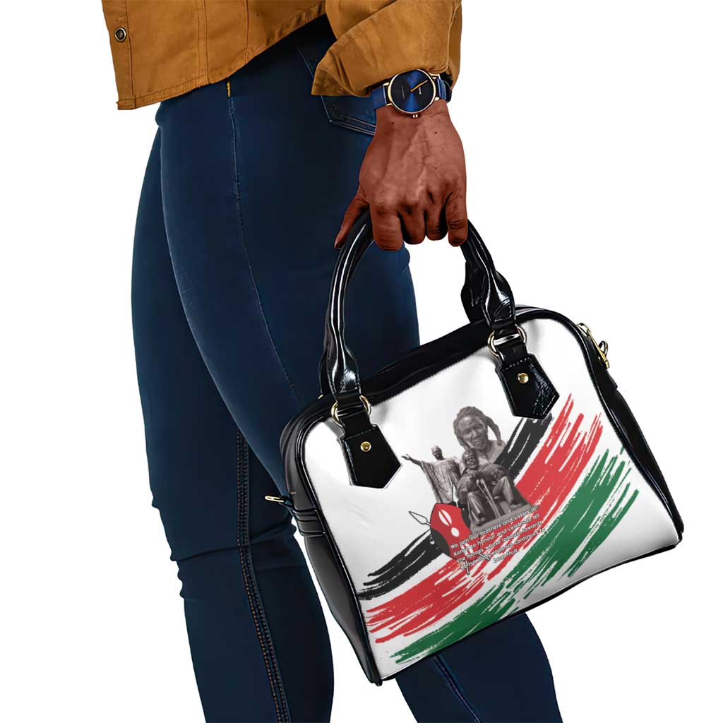 Happy Kenya Heroes Day Shoulder Handbag Kenyan Heroes - African Pride