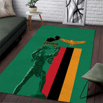 Zambia Independence Day Area Rug Statue of Freedom - African Pride