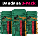 Zambia Independence Day Neck Gaiter Statue of Freedom - African Pride