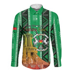 Burkina Faso Martyrs Day Personalized Long Sleeve Button Shirt Monument des Heros Nationaux - African Pride