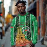 Burkina Faso Martyrs Day Personalized Long Sleeve Shirt Monument des Heros Nationaux - African Pride