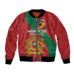 Personalised Afro Morocco Bomber Jacket Happy Proclamation Day - African Pattern