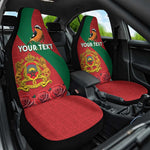 Personalised Afro Morocco Car Seat Cover Happy Proclamation Day - African Pattern