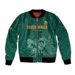 Custom South Africa Cricket Bomber Jacket Come On Proteas
