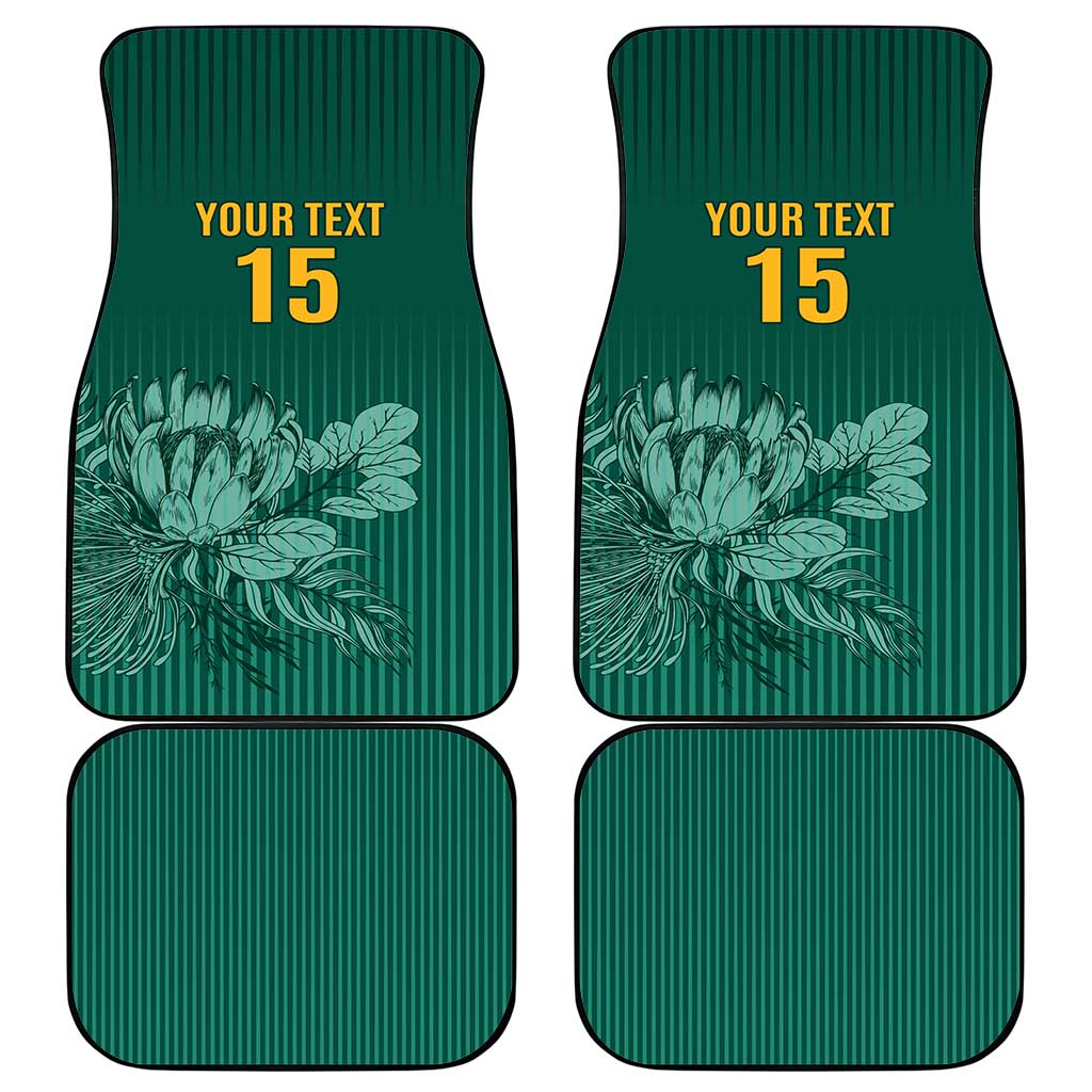 Custom South Africa Cricket Car Mats Come On Proteas