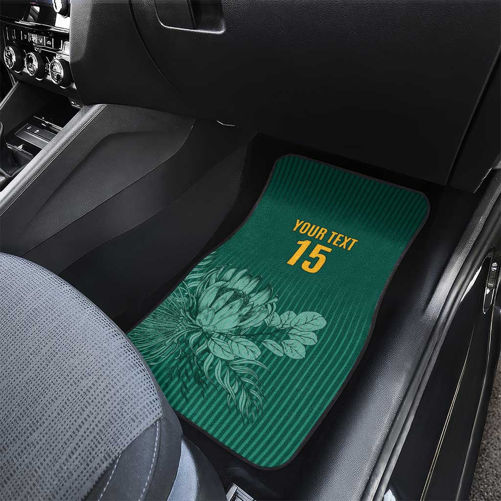 Custom South Africa Cricket Car Mats Come On Proteas
