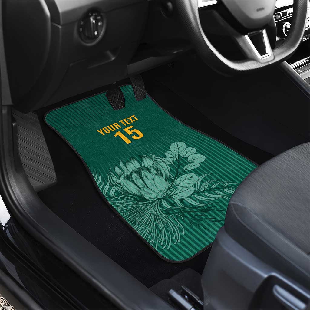 Custom South Africa Cricket Car Mats Come On Proteas
