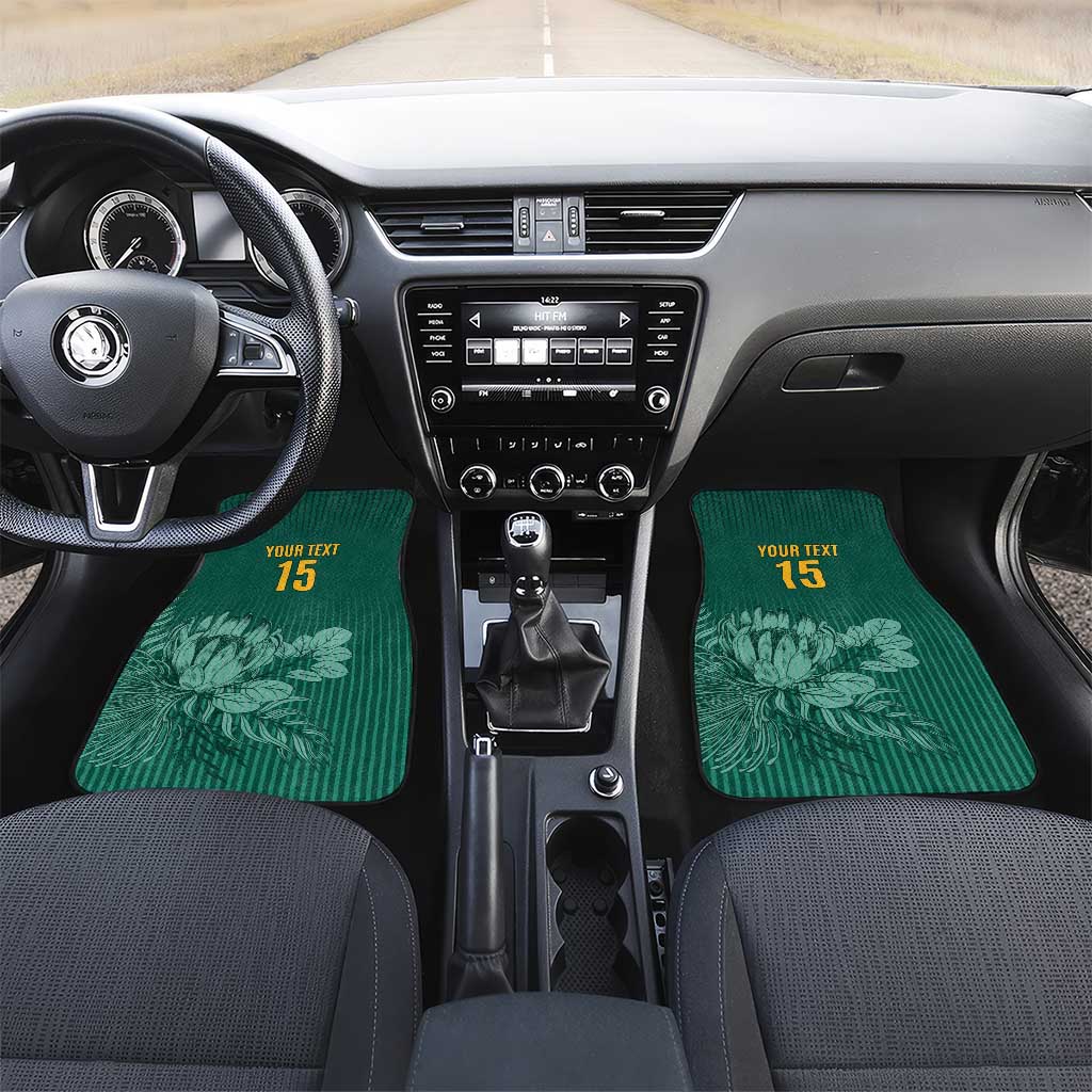 Custom South Africa Cricket Car Mats Come On Proteas
