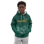 Custom South Africa Cricket Kid Hoodie Come On Proteas