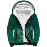 Custom South Africa Cricket Sherpa Hoodie Come On Proteas