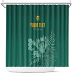 Custom South Africa Cricket Shower Curtain Come On Proteas