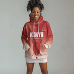 Kenya Football Custom Hoodie Dress Go Harambee Stars Go