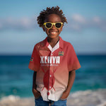 Kenya Football Custom Kid Hawaiian Shirt Go Harambee Stars Go