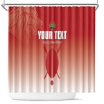 Kenya Football Custom Shower Curtain Go Harambee Stars Go