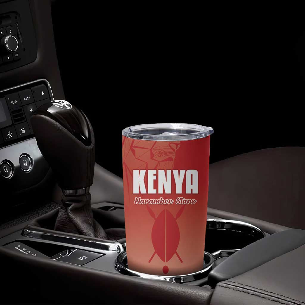 Kenya Football Custom Tumbler Cup Go Harambee Stars Go