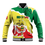 Custom Senegal Beach Soccer 2025 Baseball Jacket Go Champions - Grunge Style