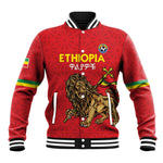 Custom Ethiopia Football Baseball Jacket Go Champions